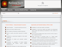 Tablet Screenshot of medglobalhealth.com